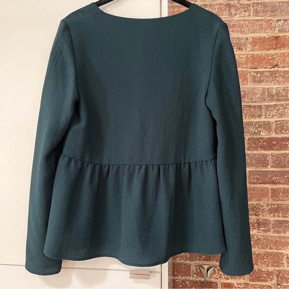 Sezane Elsa blouse in Vert, Sz. 36 - Picture 2 of 6